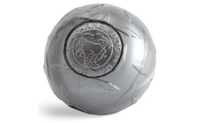 Planet Dog Orbee-Tuff Industrial Diamond Plate Ball in steel / silber