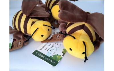 P.L.A.Y. Pet Lifestyle and You Plush Toy Bee, Yellow/Brown