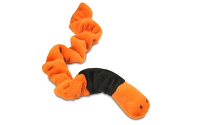 P.L.A.Y. Pet Lifestyle and You Plush Toy Earthworm, Orange/Brown