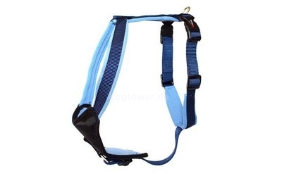 Wolters Professional Comfort Hundegeschirr, marine/hellblau