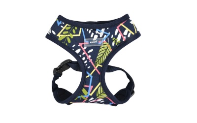 Puppia Botanical Harness A navy