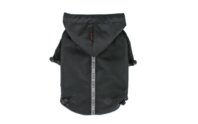 Puppia Base Jumper Regenmantel, schwarz