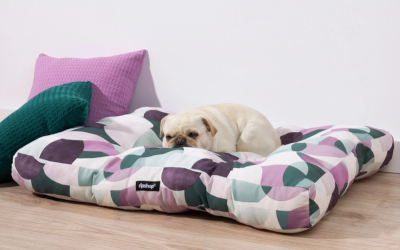 Ripshop Antiflecken Hundebett 100% Baumwolle York Lila