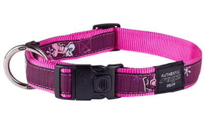 Halsband Rogz Beltz, Pink Bones