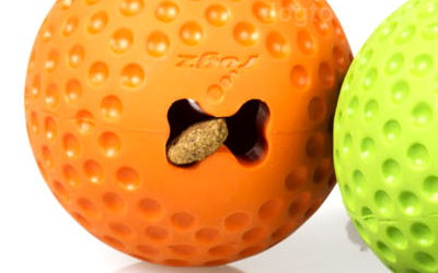 Gumz Hundeball, orange