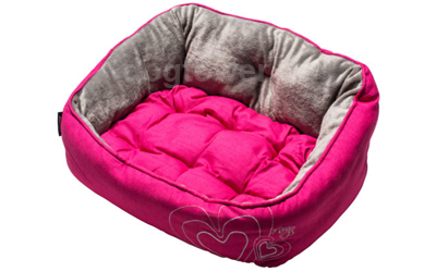 Rogz Luna Podz Hundebett, Pink Heart