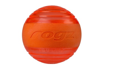 Rogz Squeekz Fetch Ball orange