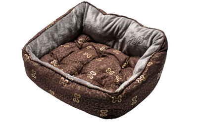 Rogz Trendy Podz Hundebett, Brown Bones