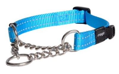 Rogz Utility Stop-Nylonhalsband, hellblau