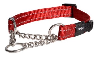 Rogz Utility Stop-Nylonhalsband, rot