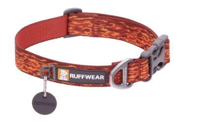 Ruffwear Flat Out Collar Ember Distortion