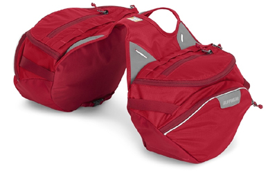 Ruffwear Palisades Pack Hunderucksack, red currant