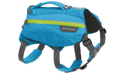 Ruffwear Singletrak Pack Hunderucksack, blue dusk