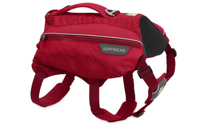 Ruffwear Singletrak Pack Hunderucksack, red currant