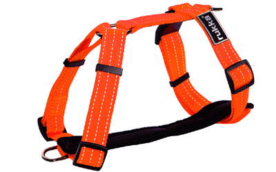 rukka Form Neon Harness Hundegeschirr, neon orange