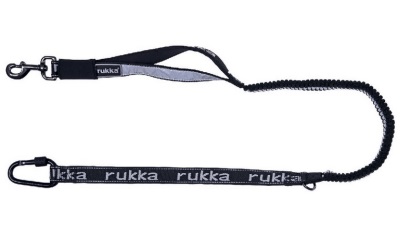 rukka Hike Running Leash, black/grey