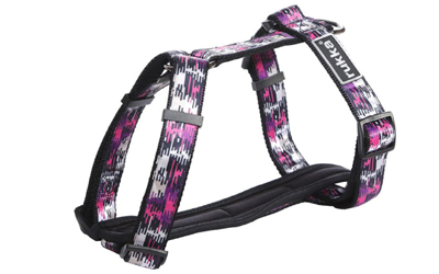 rukka Ripple Harness Hundegeschirr, fuchsia/pink print