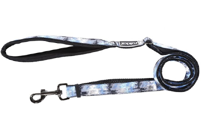 rukka Ripple Leash Nylonleine (bedruckt), camo blau