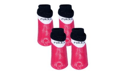 rukka Rubber Socks (elastische gestrickte Hundesocke), pink
