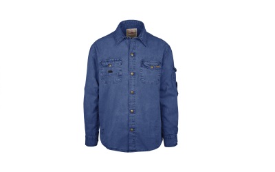 scippis Cowra Shirt Canvas-Hemd, blau