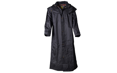 scippis Stockman Coat Regenmantel, schwarz