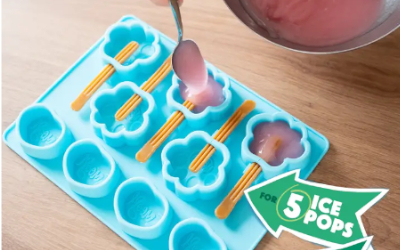 Smoofl mittlere Silikon-Pfotenform, blau