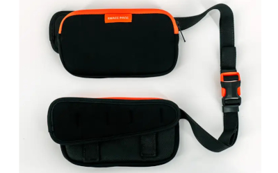 Snacc Pacc Tasche, schwarz/orange