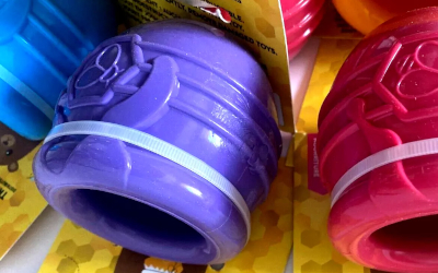 SodaPup Large Honey Pot Hundespielzeug, lila
