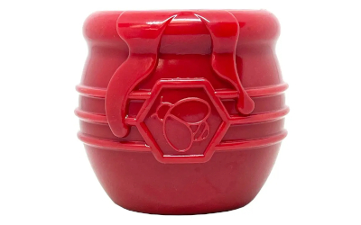SodaPup Large Honey Pot Hundespielzeug, rot