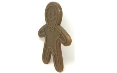 SodaPup Nylon Gingerbread Man Hundespielzeug