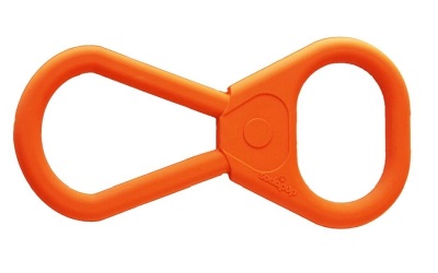 SodaPup Pop Top Tug Toy - Tug O' War - Large - Orange