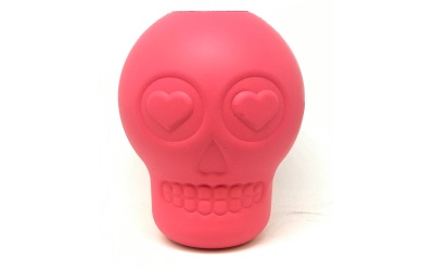 SodaPup Skull Hundespielzeug Pink