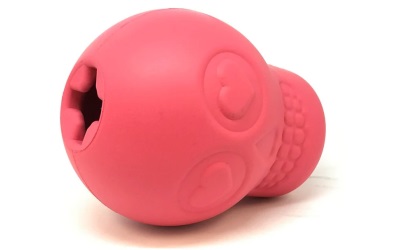 SodaPup Skull Hundespielzeug Pink