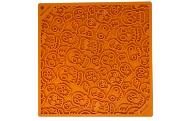 SodaPup Zombie Design Lick Mat Orange