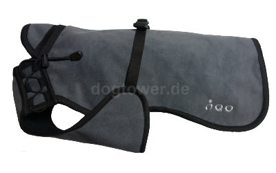 iqo Softshell Hundemantel VXf granit/schwarz (zweifarbig)