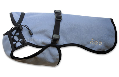 IQO VXf Hundemantel Softshell hellblau