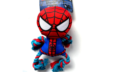 Spiderman Hundespielzeug Marvel, rot/blau