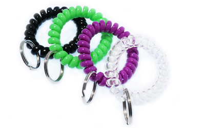 Spiralarmband für Clicker und Hundepfeifen