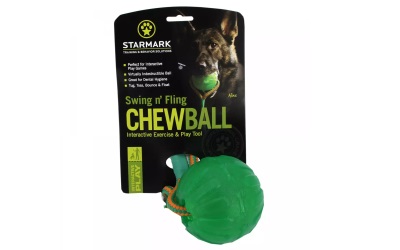 Starmark Swing n Fling Chew Ball mit Kordel