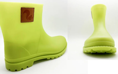 thies Bio Regenstiefel vegan 100% wasserdicht, Limette