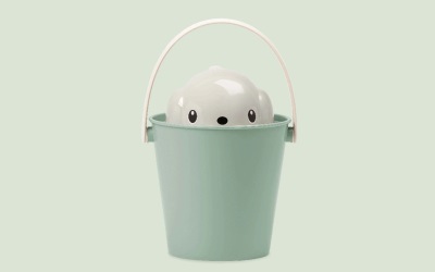 United Pets Futtereimer Crock, Grün/Grau