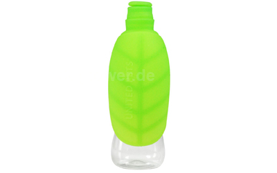 United Pets Leaf Silikonaufsatz für Trinkflasche, grün