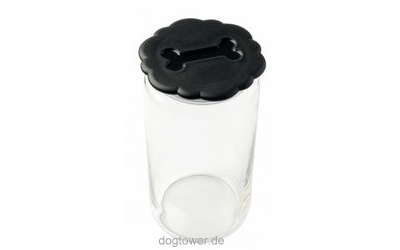 United Pets Leckerlie- Glas, schwarz