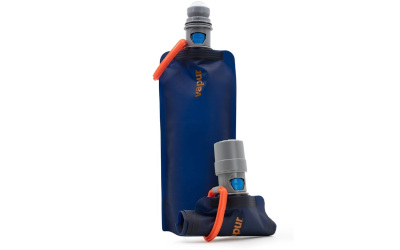 Vapur EZ Lick Tragbare Hundewasserflasche, blau