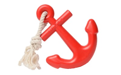 Waggo Anchors Aweigh Hundespielzeug Cherry