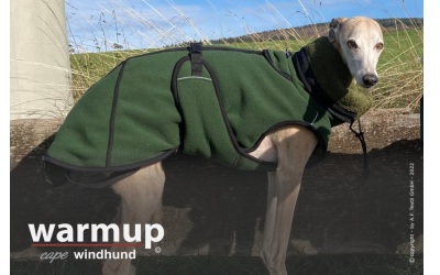 Warmup Cape Pro Windhund pine green