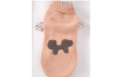 Warmy Turtleneck Sweater Hundepullover, pink