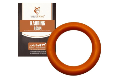 Wildfang Hundespielzeug Kauring Robin, orange