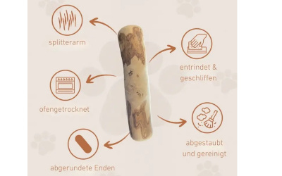 Unterstützt die Zahngesundheit, ideal für kaufreudige Hunde
