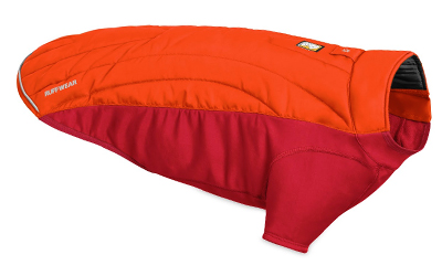 Winter- Hundejacke Ruffwear Powder Hound, Sockeye Red